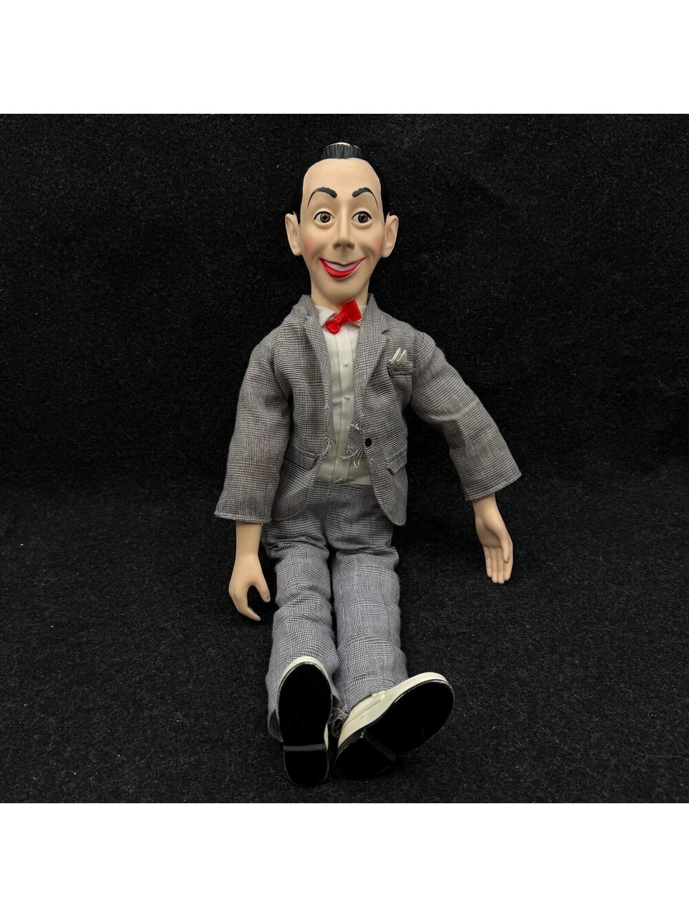 1987 Matchbox Toys Pee-wee Herman 17" Plush Doll Figure Gray Suit NO Pull String